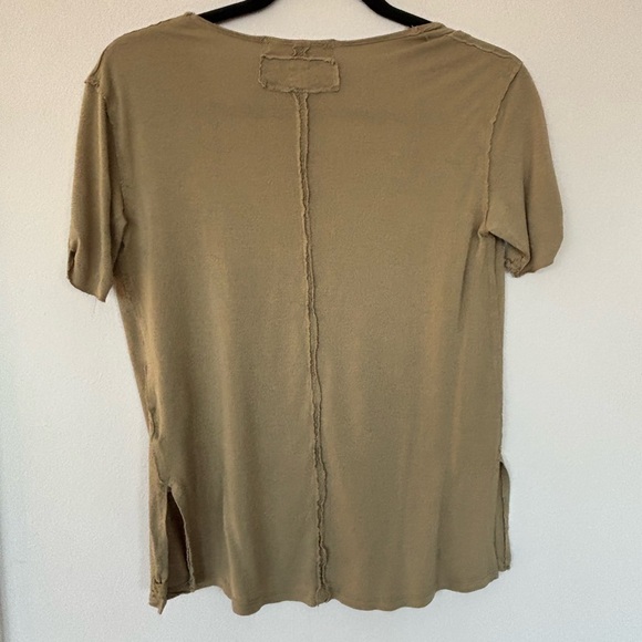 We The Free Khaki Short Sleeve Top - Picture 2 of 5